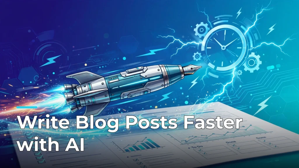 Write blog posts faster with AI