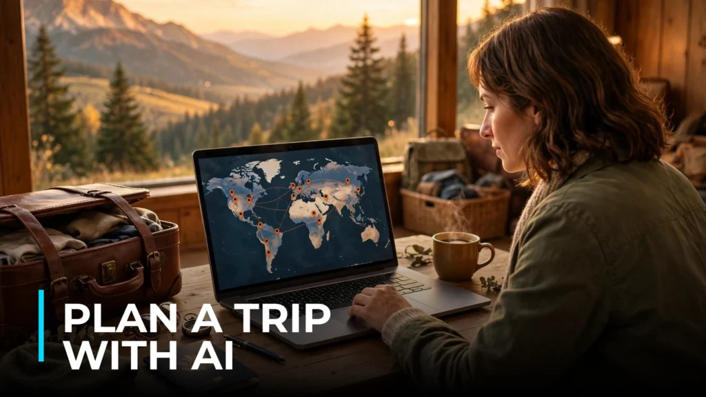 How to plan a trip with AI step-by-step guide 2026