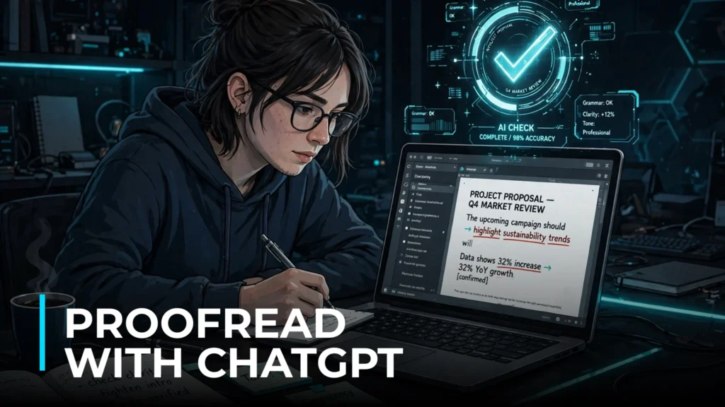 How to proofread with ChatGPT step-by-step guide