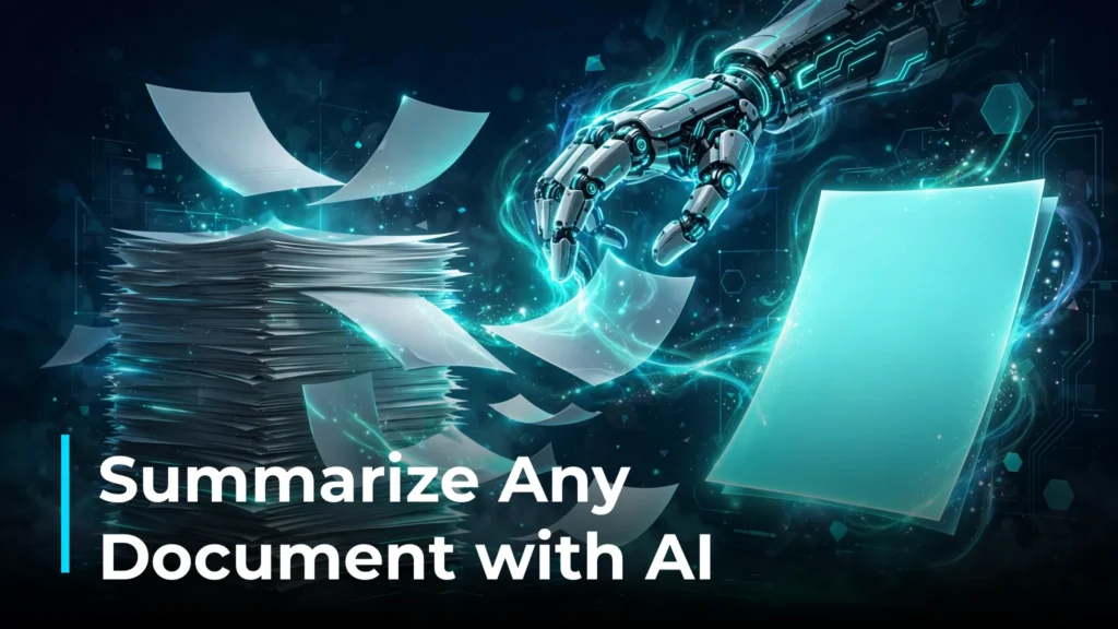 How to summarize documents with AI step-by-step
